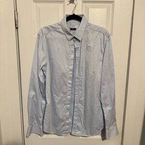 Versace Collection Button-Up Shirt (Light Blue, M)